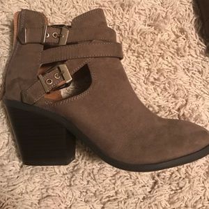 Tan Ankle Booties